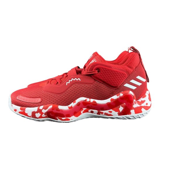 Adidas Men\'s D.O.N. Issue #3 Red White Basketball Shoes H67717 Size 13.5 main image 5